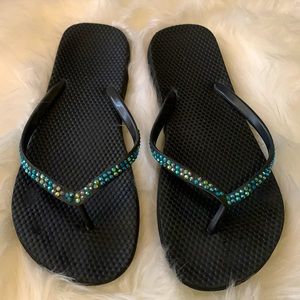 Swarovski sandals size 11